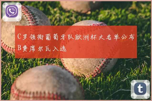 C罗领衔葡萄牙队欧洲杯大名单公布B费席尔瓦入选